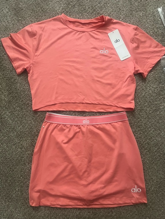 ALO Yoga Dresses & Skirts - ALO Yoga Coral Two-Piece Active Skirt Set